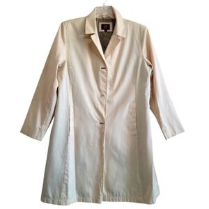 Gallery Women's Yellow Trench Coat Size XLarge